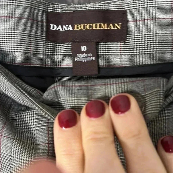 Dana Buchman Trousers, Plaid, Size 10 - Picture 5 of 9